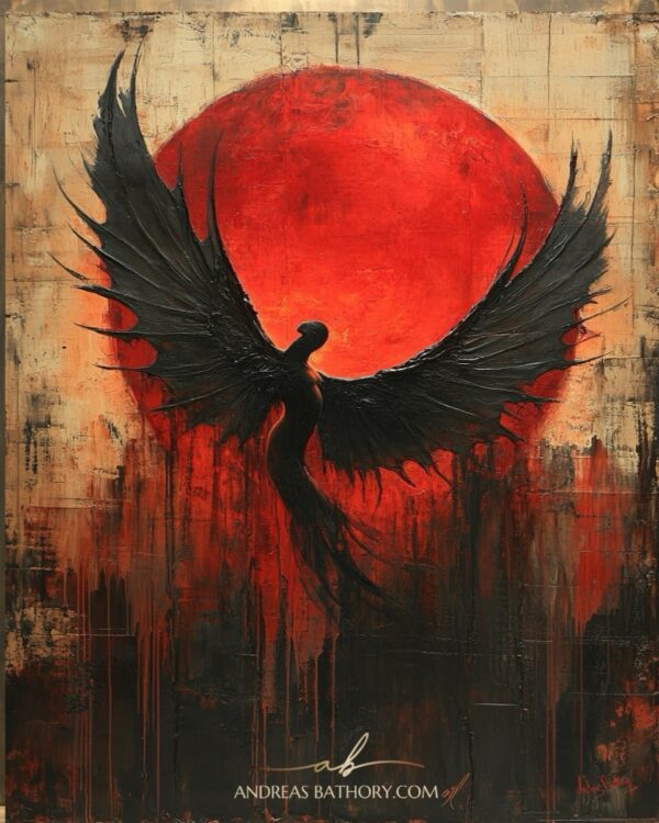 “Wings of Eternal Night” Canvas