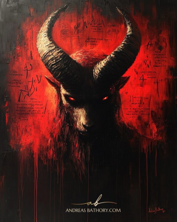 Baphomet canvas