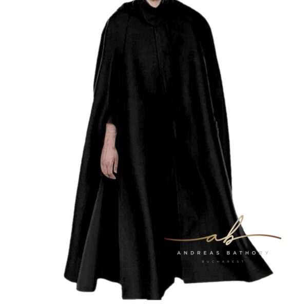 Long cape velvet with hood