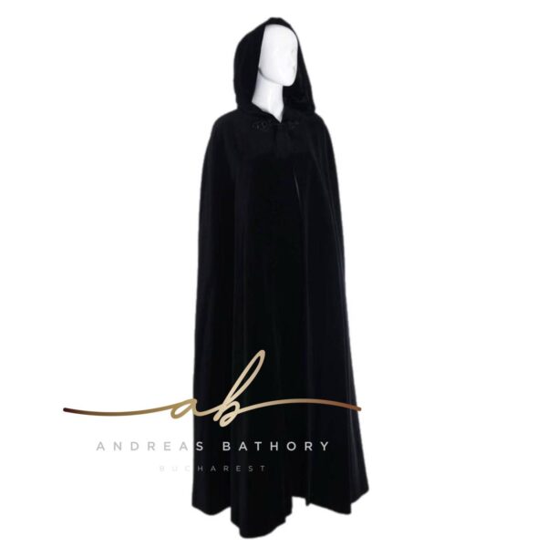 Velvet full circle cloak with hood Unisex