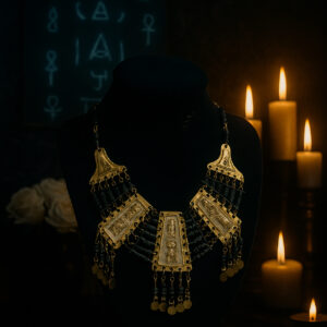 Antique Egyptian temple necklace
