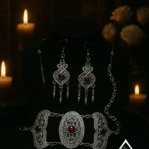 Vampire set bracelet and earrings
