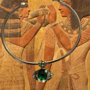 The Eye of Kemet – Stainless Steel Protection Bracelet with Crystal Eye Charm