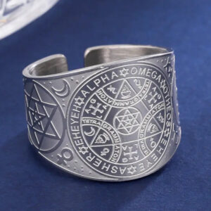 Custom Silver Sigil Ring – The Talisman of Divine Protection