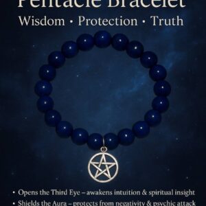 Lapis Lazuli Pentacle Bracelet