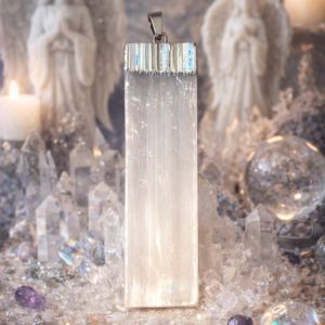 Selenite pendant