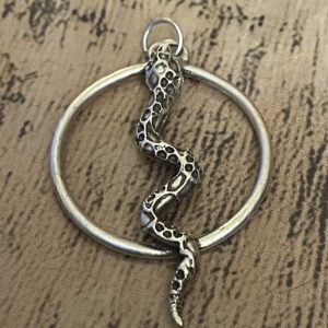 Snake Circle Pendant