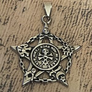 Masonic pentagram pendant