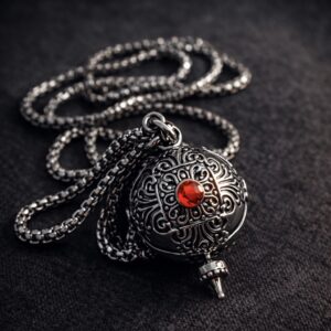 Spell Locket Ball Pendant