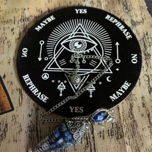 Portable Spirit Board Pendulum Set – Oracle of the Hidden Path