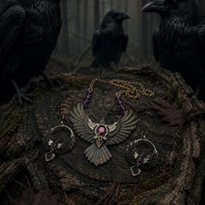 Witches Ravens Set
