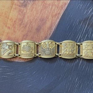 French Colonial Empire Heraldic Bracelet
